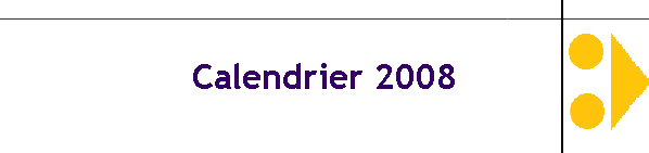 Calendrier 2008