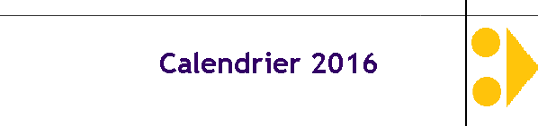 Calendrier 2016
